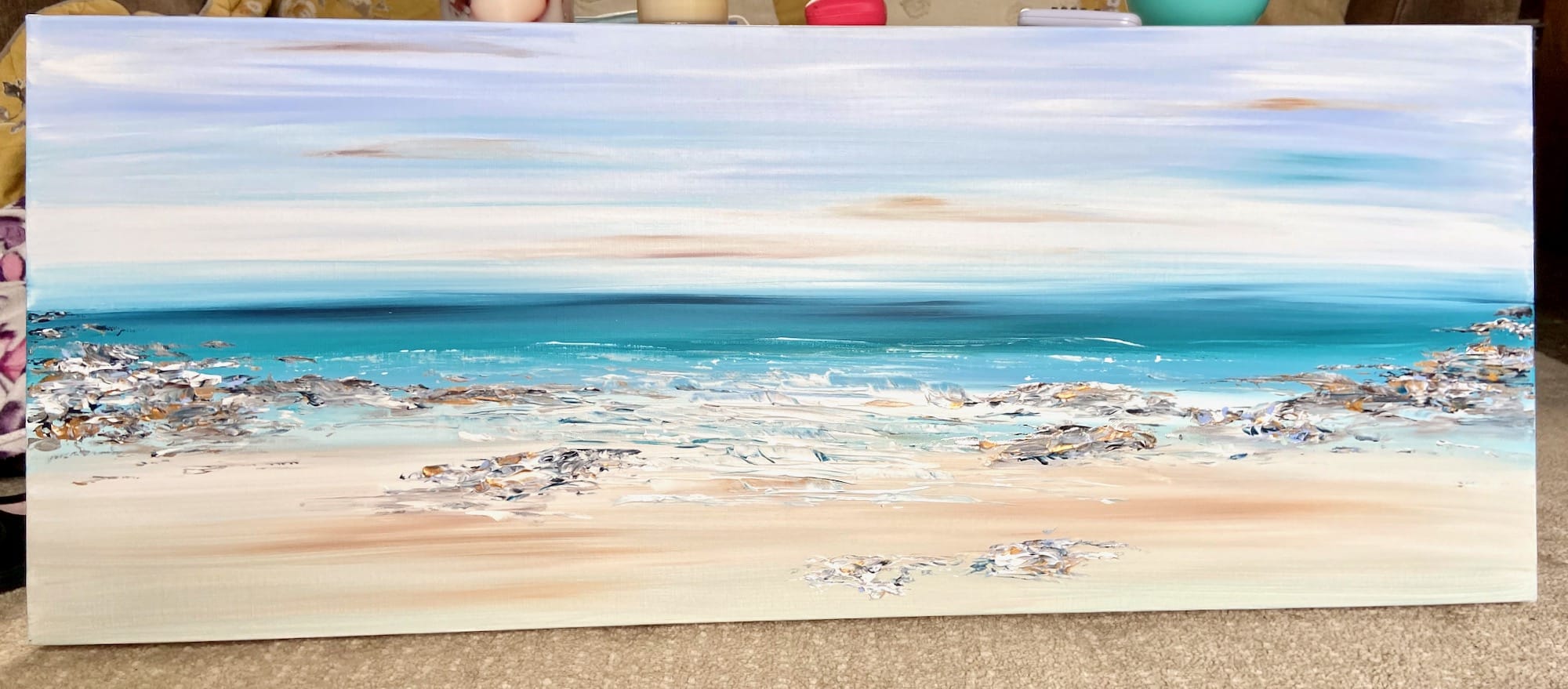 Cornish Tide 3 — archive painting by Jeanette James-Monk