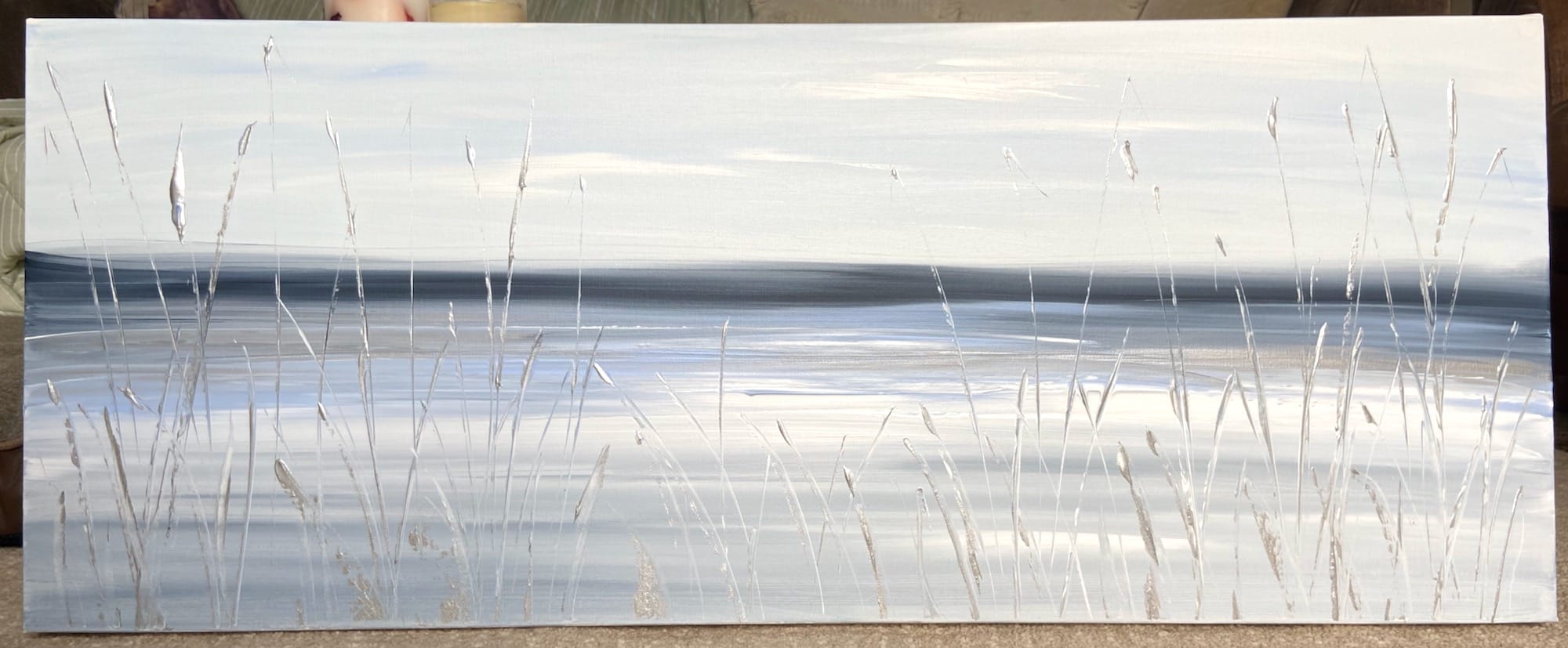 Sea Mist, a coastal painting by Jeanette James-Monk