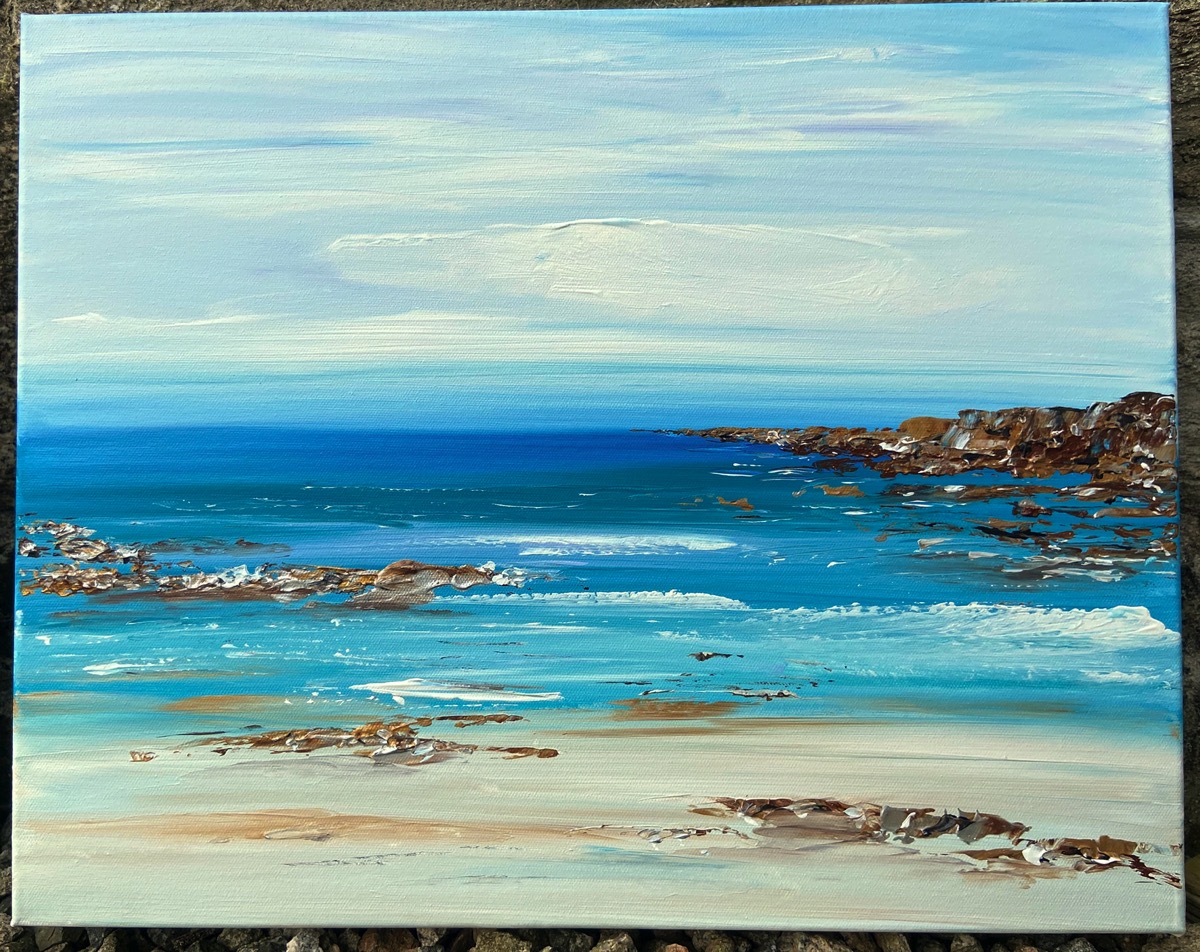 Cornish Tide 2 — archive painting by Jeanette James-Monk